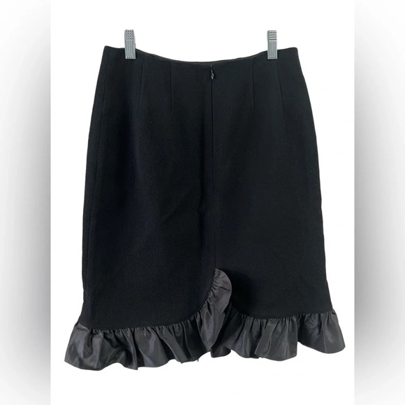 Rickie freeman black ruffled mini skirt - Picture 3 of 4